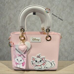 Disney Pink Mini Bag with Cat Design